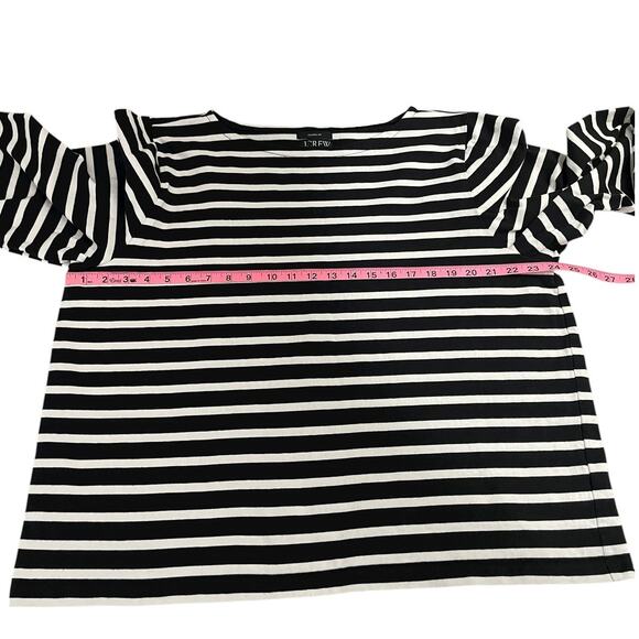 J.Crew Classic Mariner Cloth Boatneck Striped T-Shirt Women's Sz 2X Classic Fit - Picture 4 of 8